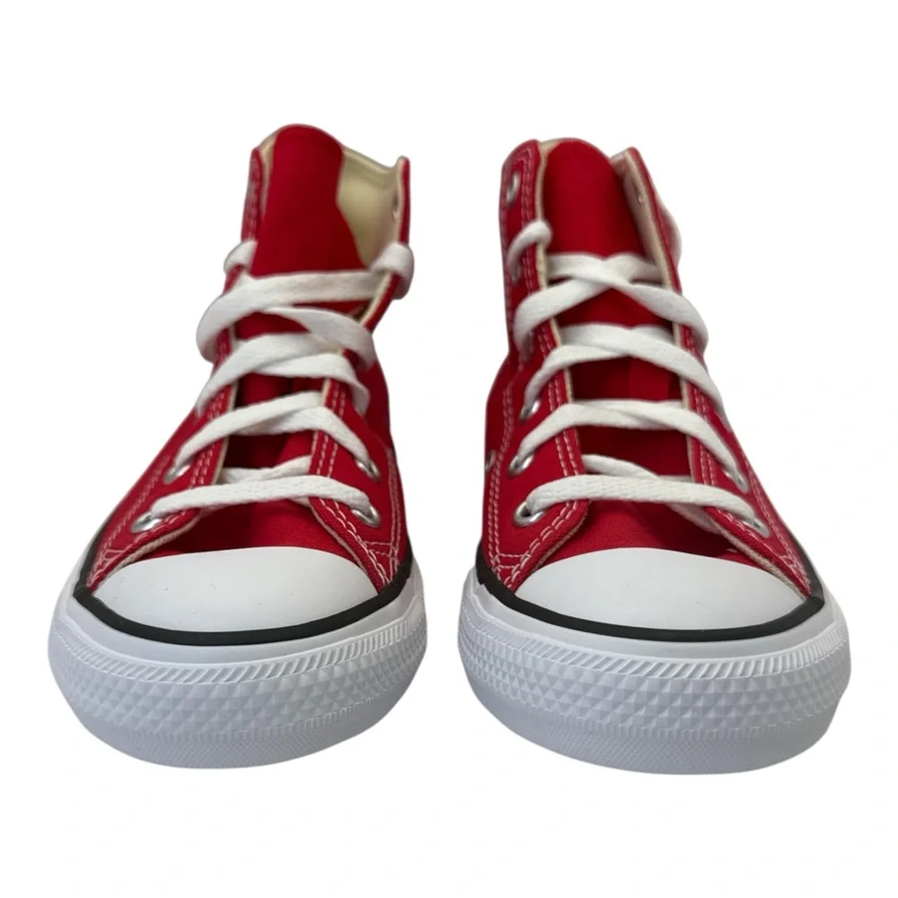 Converse‎ Youth Girl Chuck Taylor All Star High-Tops Red Canvas Sneakers, Size 1